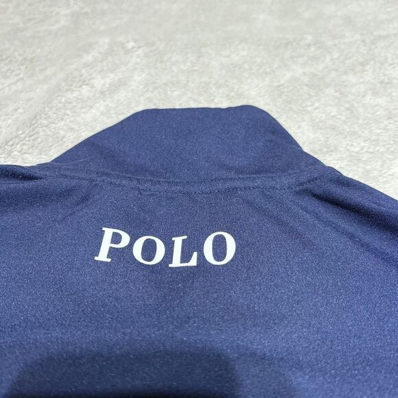 Polo Ralph Lauren Golf Jacket Mens Large Navy Blue Scottish Scots Guard Logo - Picture 7 of 12